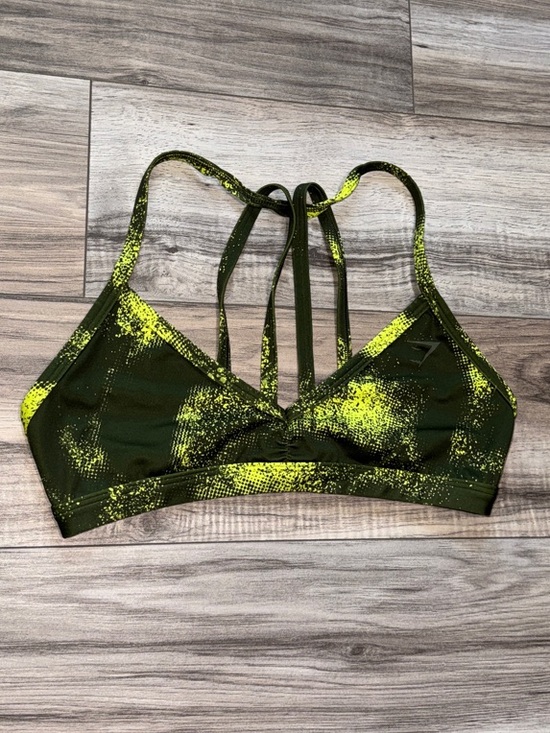 Gymshark Other - Gymshark Olive & Neon Yellow Performance Bralette